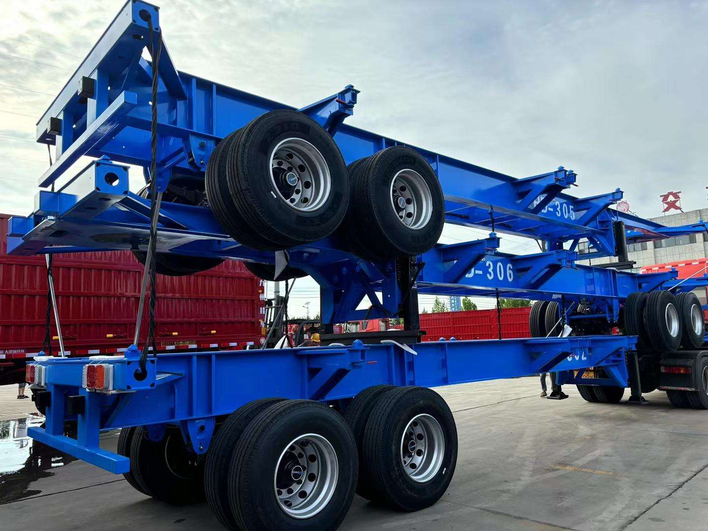 40ft Skeleton Container Chassis Batch for an Indonesian Logistics Fleet
